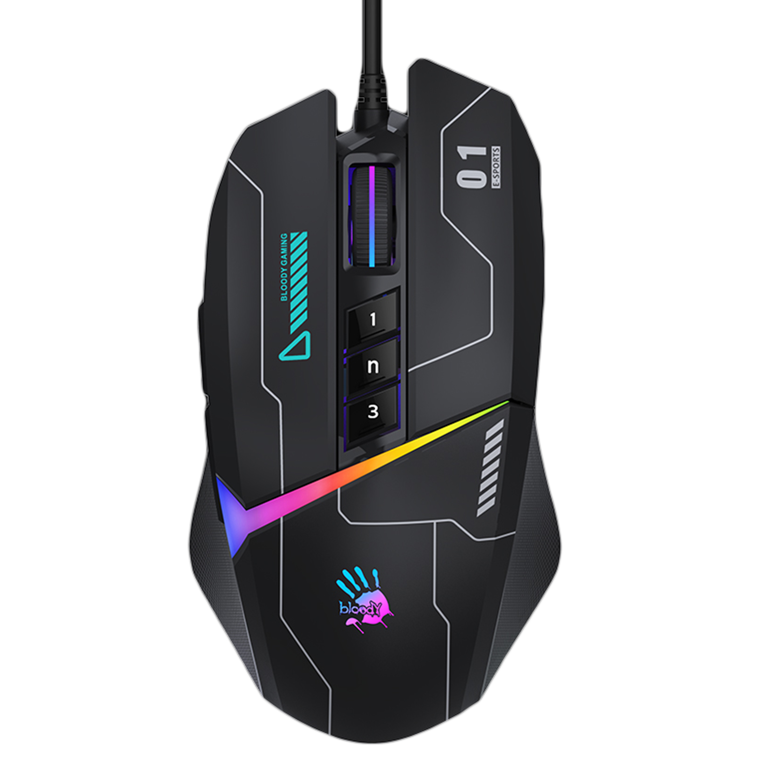 ماوس مخصوص بازی بلادی مدل W60 Max-RGB