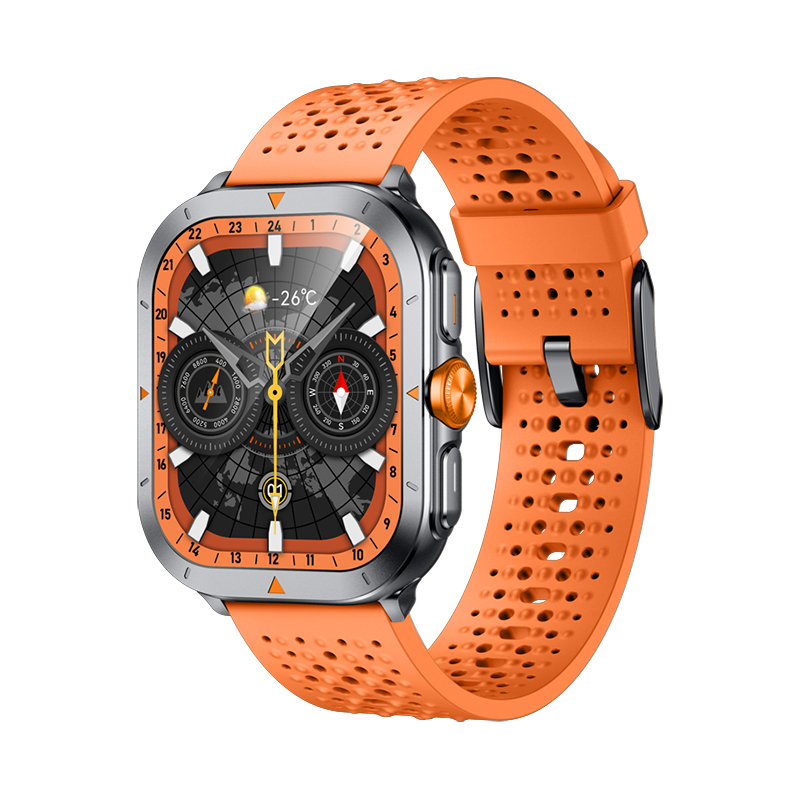 ساعت هوشمند 44 میلی متری گلوریمی مدل SHF PROFILE GX TRACE بند سیلیکون