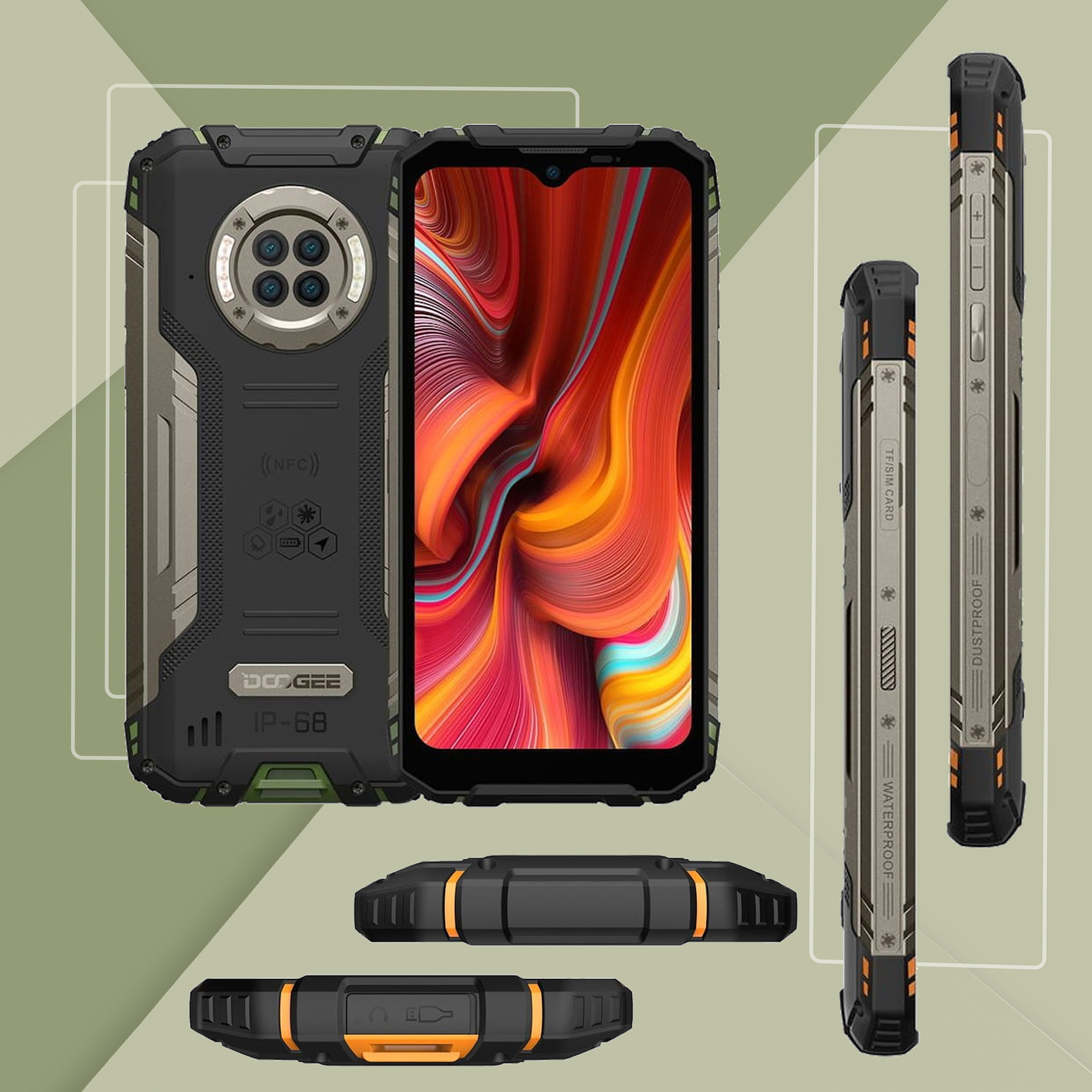 گوشی موبایل دوجی مدل S96 Pro دو سیم کارت ظرفیت 128 گیگابایت و رم 8 گیگابایت