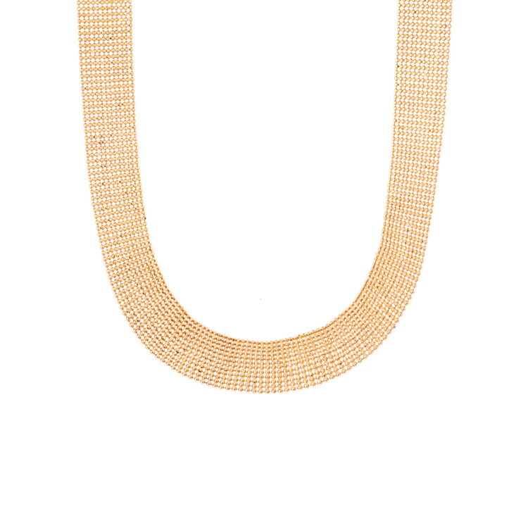 زنجیر طلا 18 عیار زنانه گالری شیدا مجد مدل پونتو پلاس