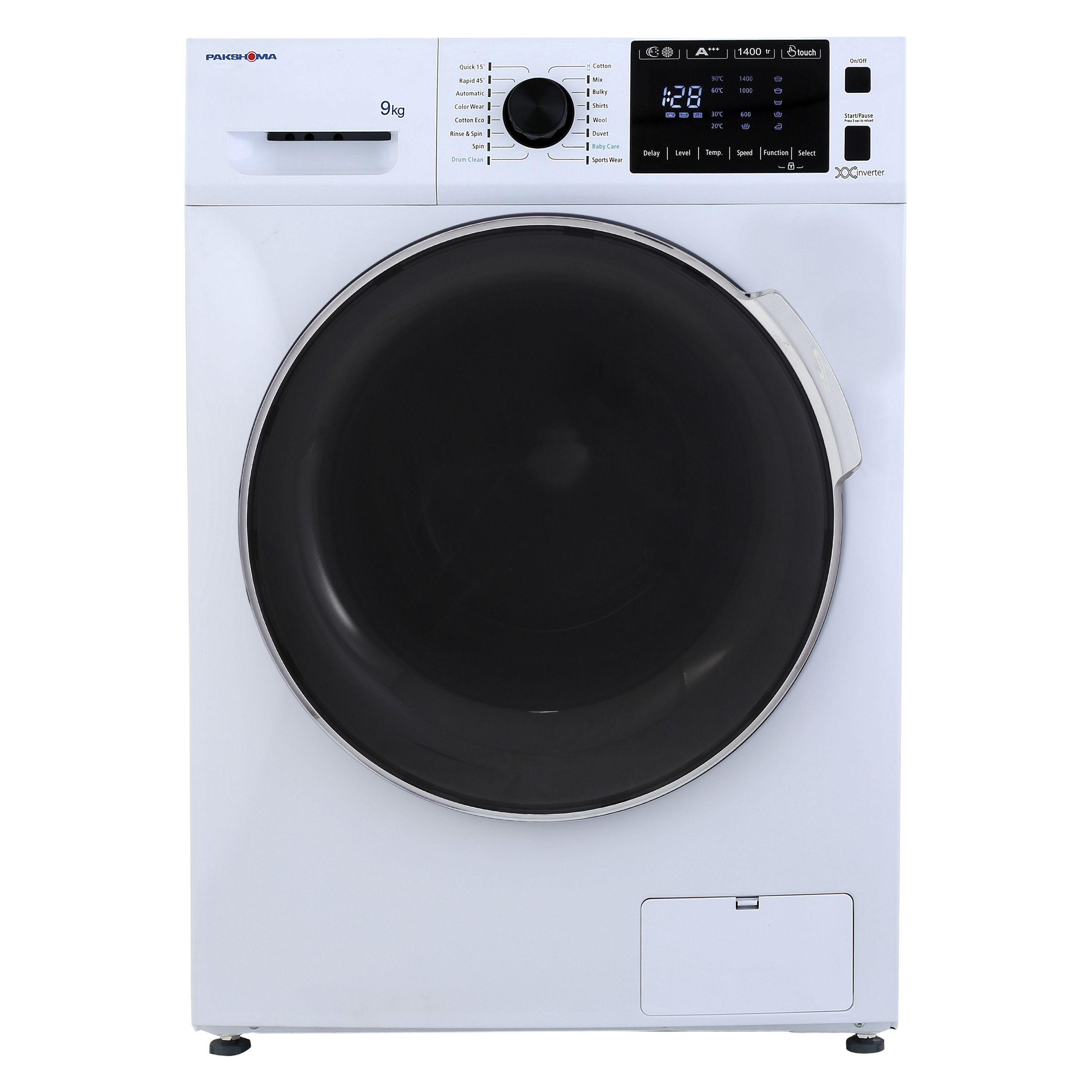 ماشین لباسشویی پاکشوما مدل TFI 94401 ظرفیت 9 کیلوگرم