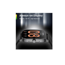 ساعت هوشمند امیزفیت مدل BGH ORGINAL 2004 POP S3 دارای قابلیت های صفحه نمایش لمسی، کنترل موسیقی (Music Player)، پشتیبانی از زبان فارسی در منو و سیستمعامل بند سیلیکون