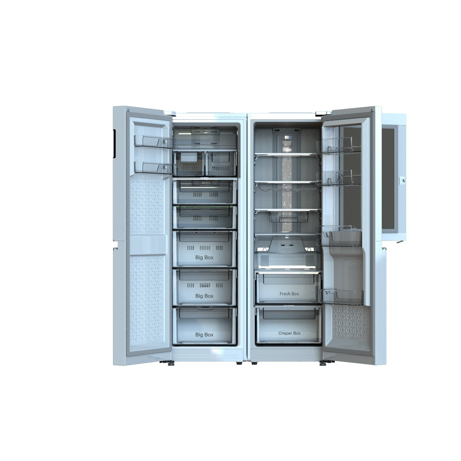 یخچال فریزر دوقلو 36 فوت دیپوینت مدل MasterPro-NRD15 S