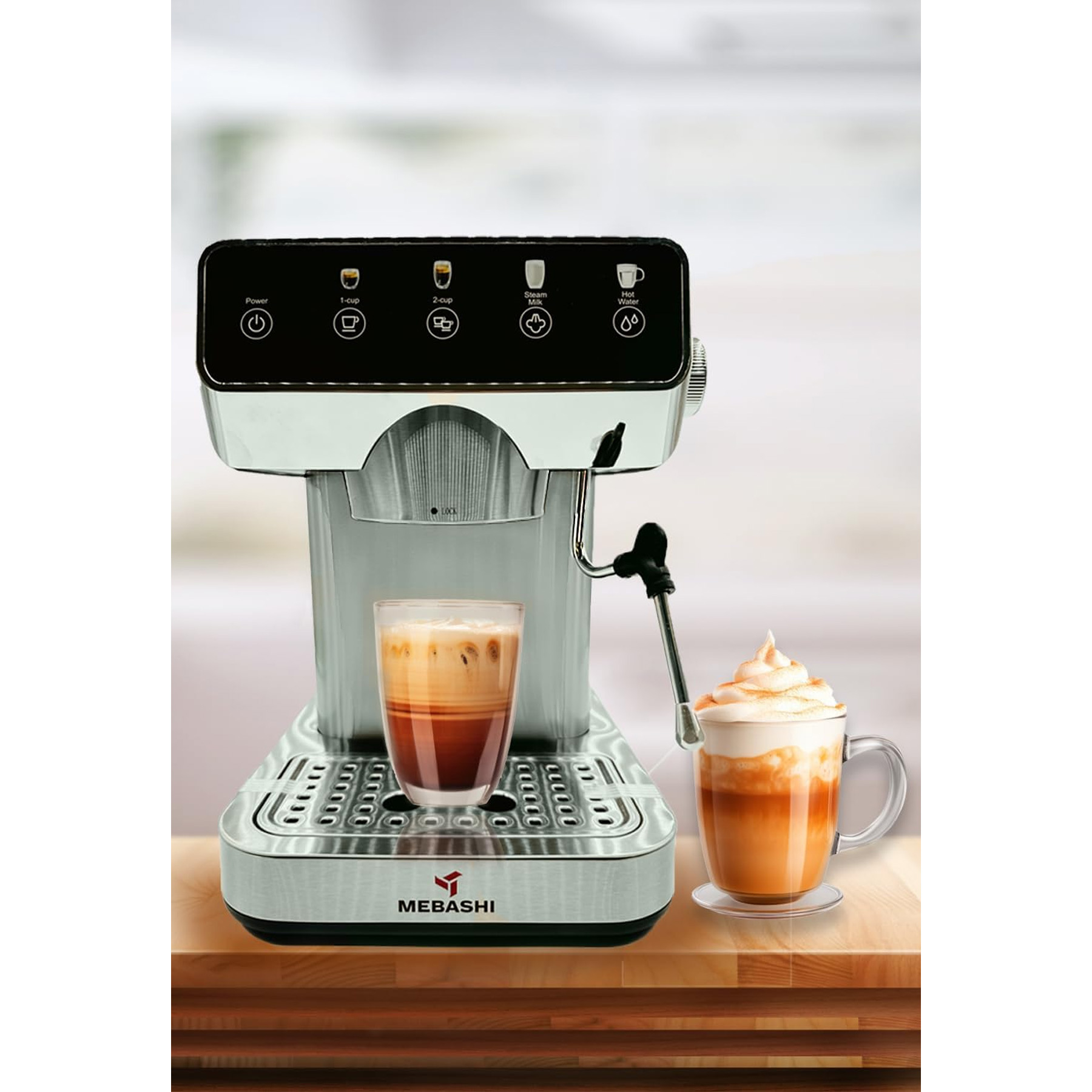 اسپرسو ساز 1.2 لیتری مباشی مدل ME-ECM2113