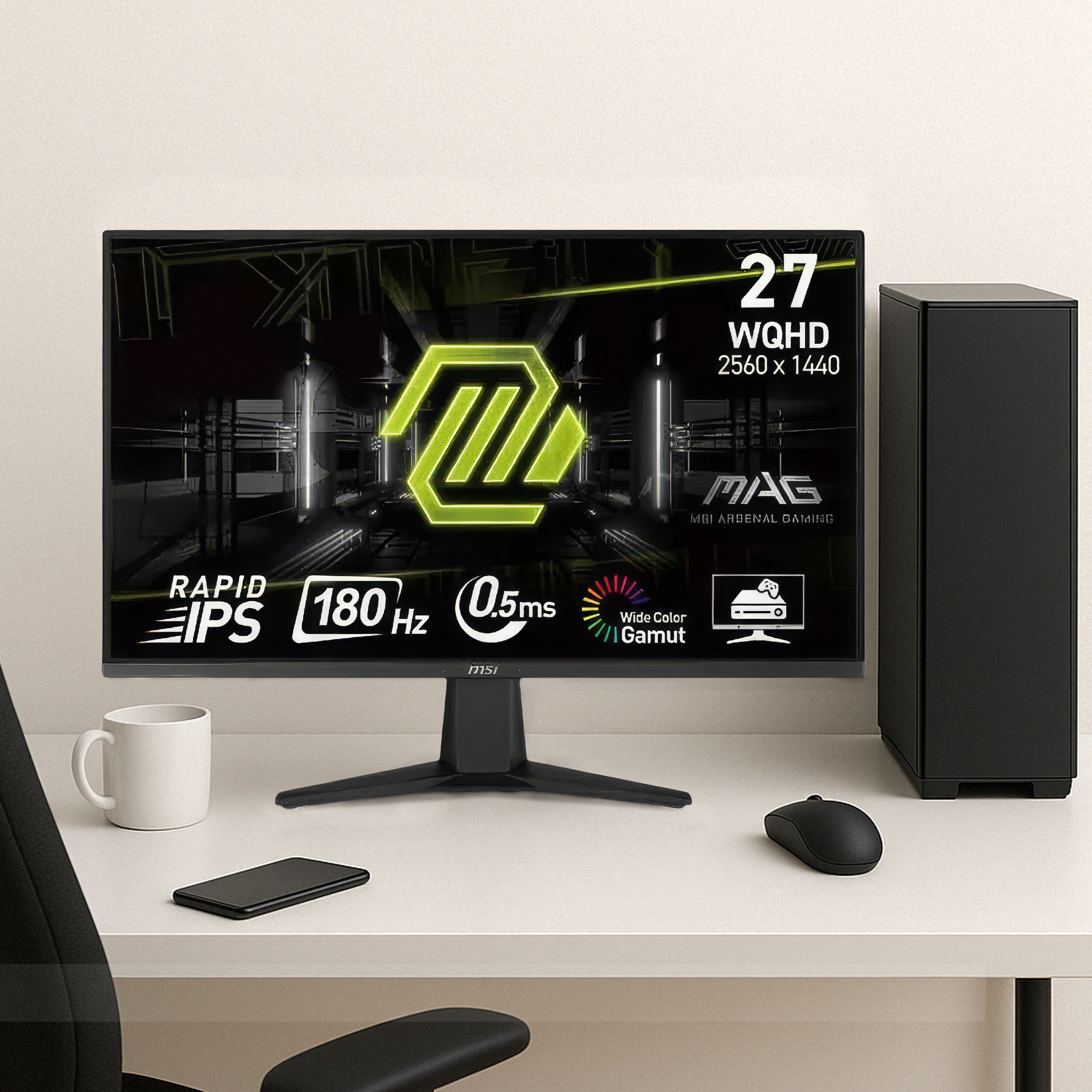مانیتور گیمینگ 27 اینچ ام اس آی مدل MAG 275QF