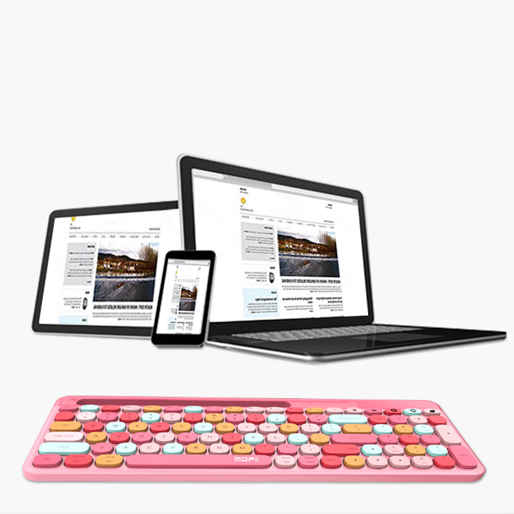 کیبورد بی سیم مافی مدل 888BT، سوییچ ممبران، Tenkeyless