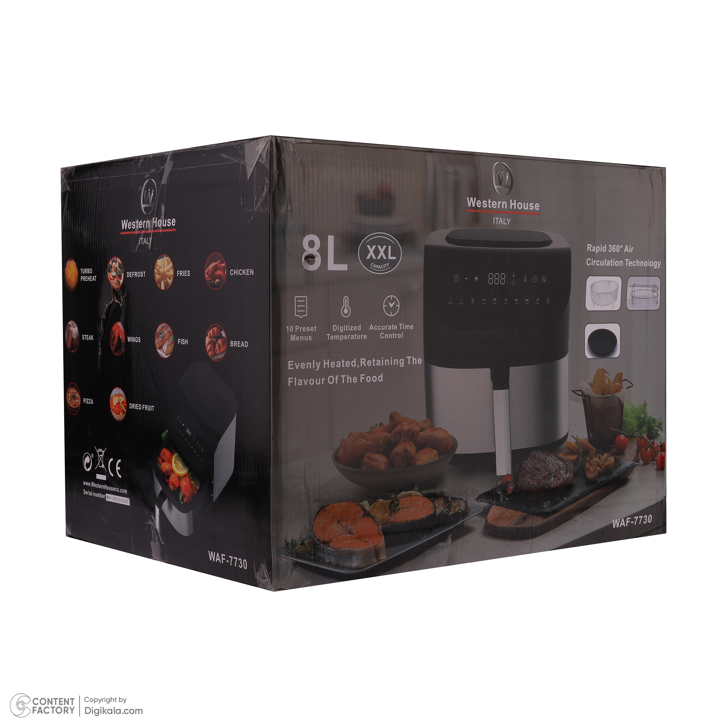 سرخ کن بدون روغن وسترن هاوس مدل WAF-7730