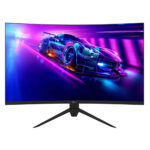 مانيتور خمیده مخصوص بازی جی پلاس مدل GGM-L328QN سايز 32 اينچ