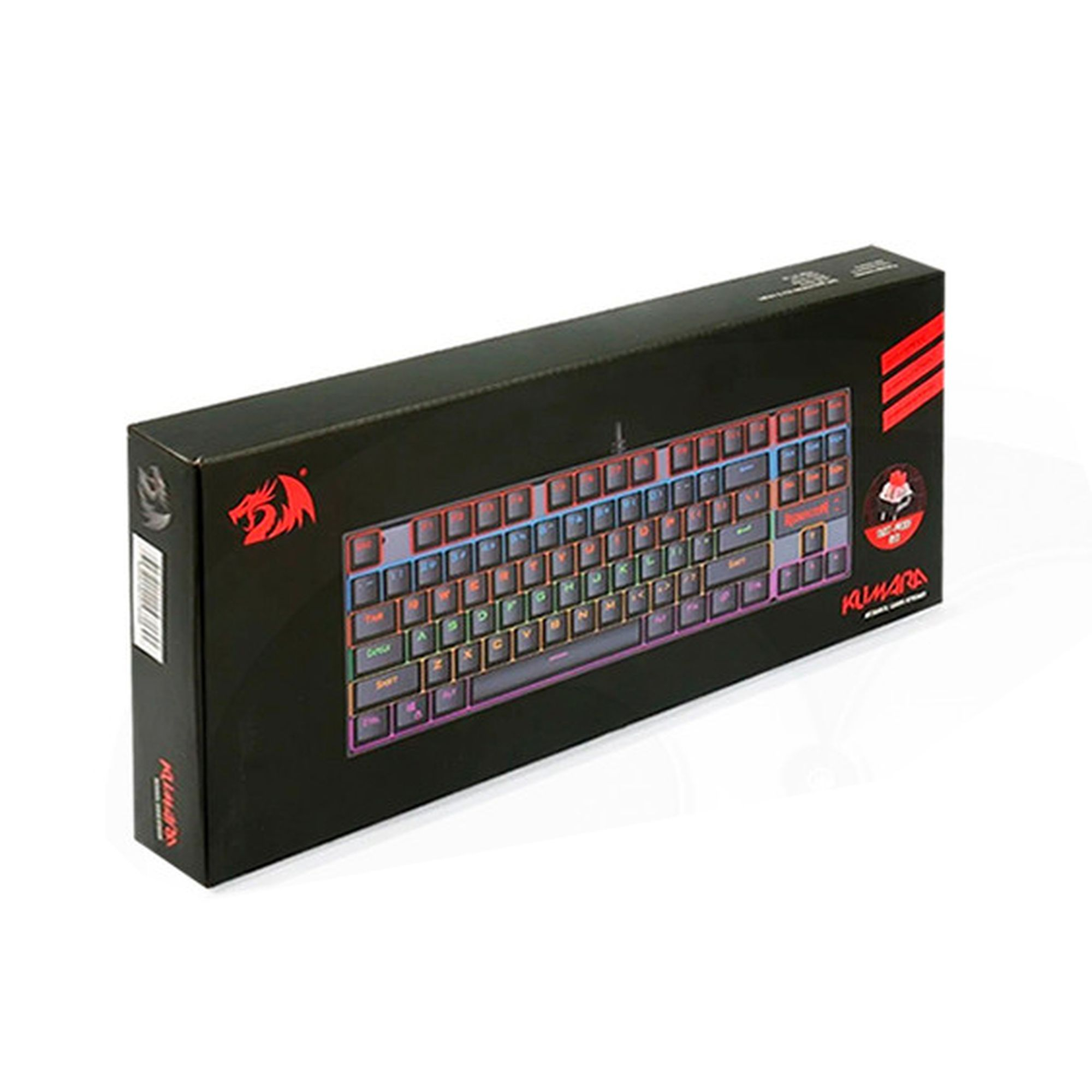 کیبورد گیمینگ ردراگون مدل K552 Kumara، سوییچ مکانیکال قرمز، Tenkeyless، نورپردازی RGB، قابلیت Anti-Ghosting