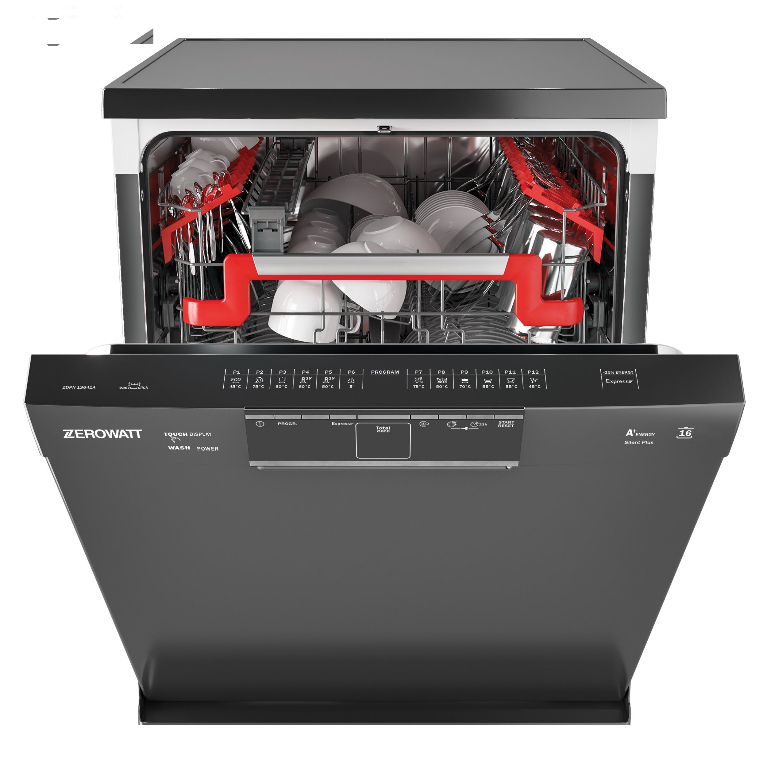 ماشین ظرفشویی 16 نفره زیرووات مدل ZDPN 1S641