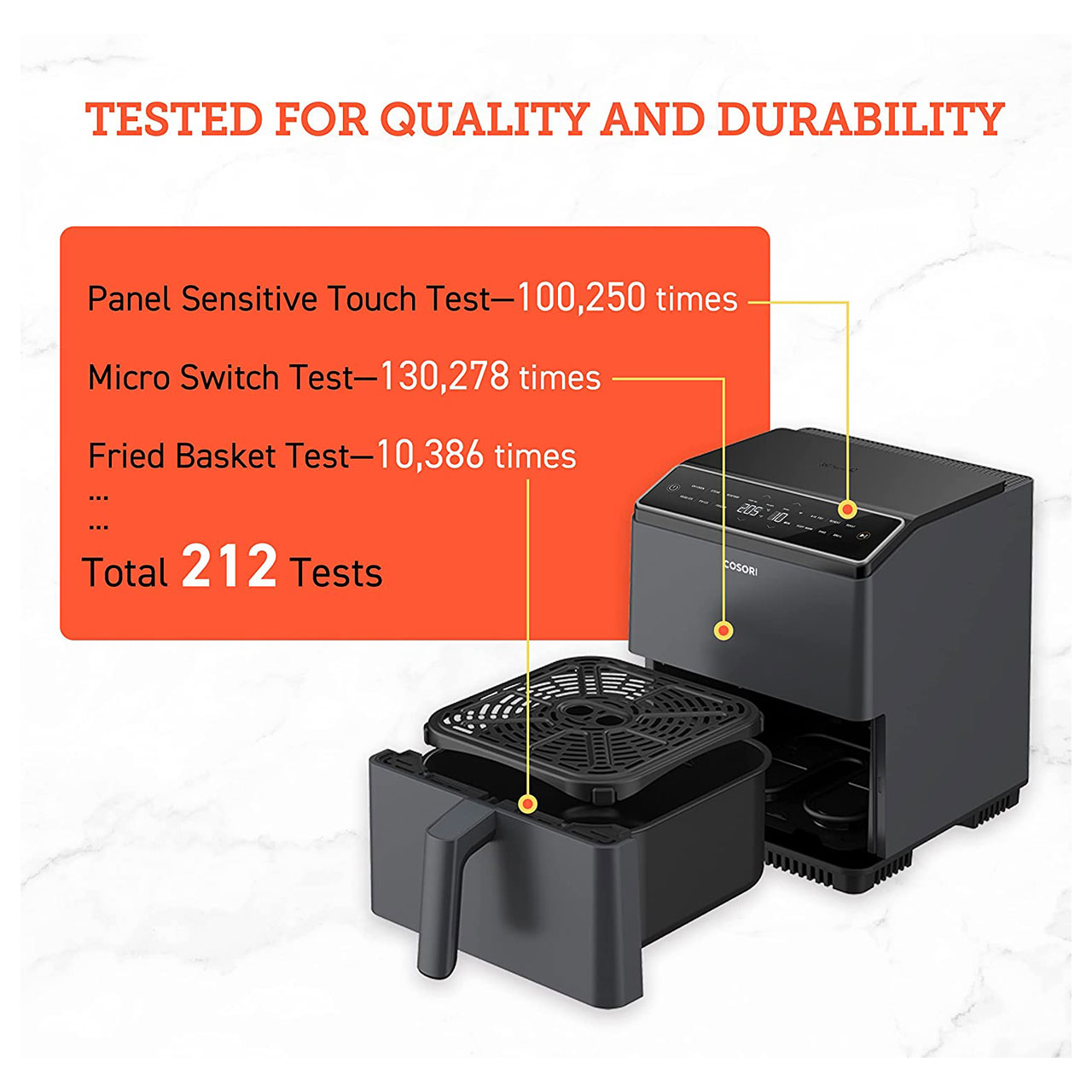 سرخ کن بدون روغن کوزوری مدل CAF-P583S-KUK
