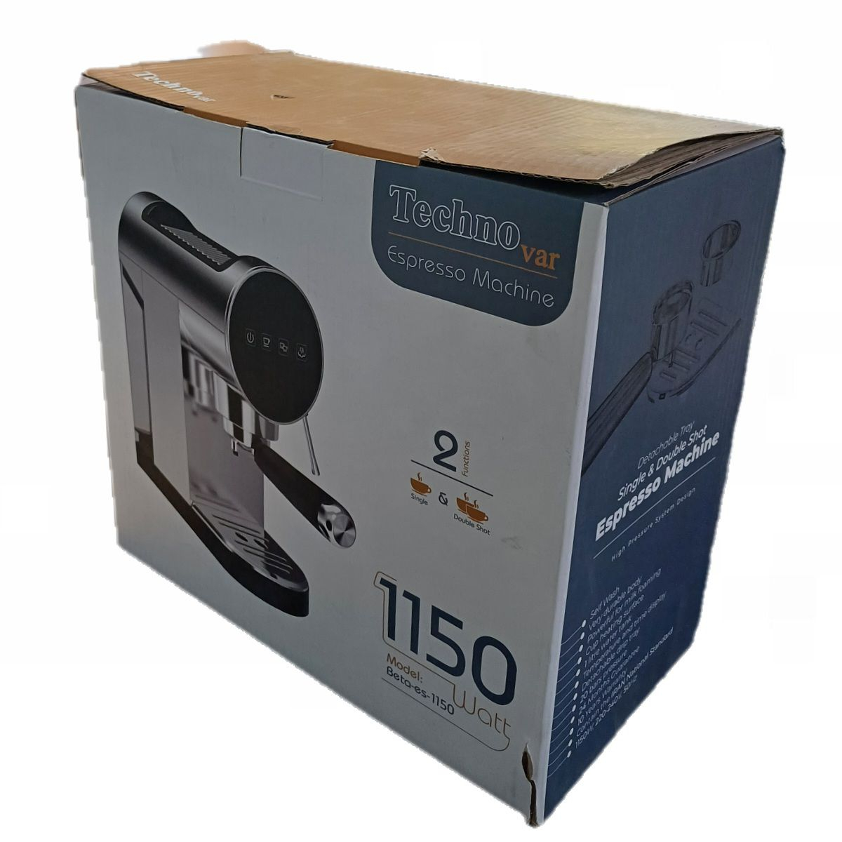 اسپرسو ساز 1 لیتری تکنو مدل Beta-es1150