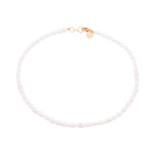 پابند طلا 18 عیار زنانه گالری شیدا مجد مدل مروارید ریز