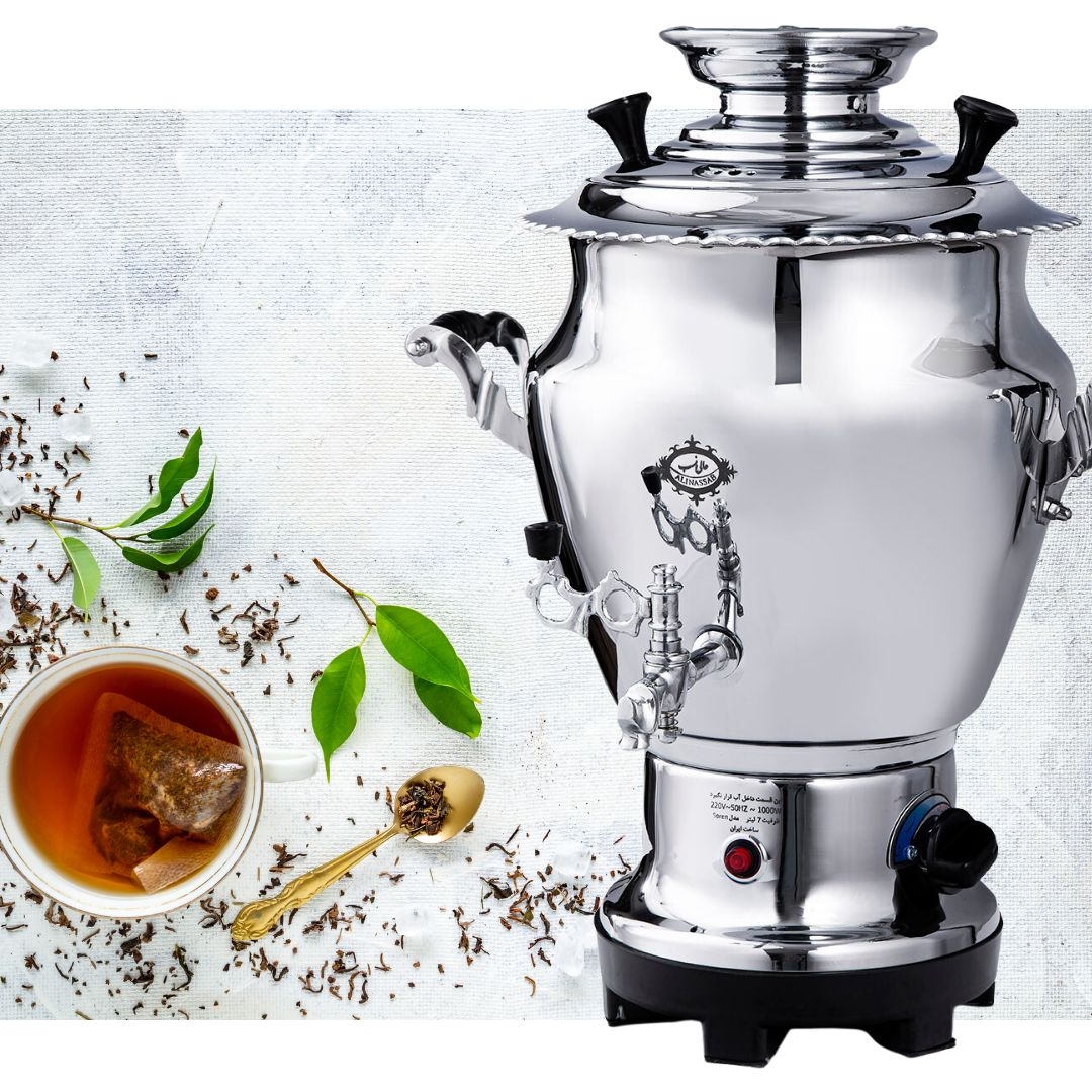 سماور برقی عالی نسب مدل سورن ظرفیت 7 لیتر