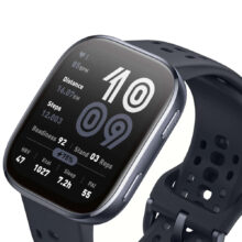 ساعت هوشمند 46 میلیمتری امیزفیت مدل Bip 6 با بند سیلیکونی