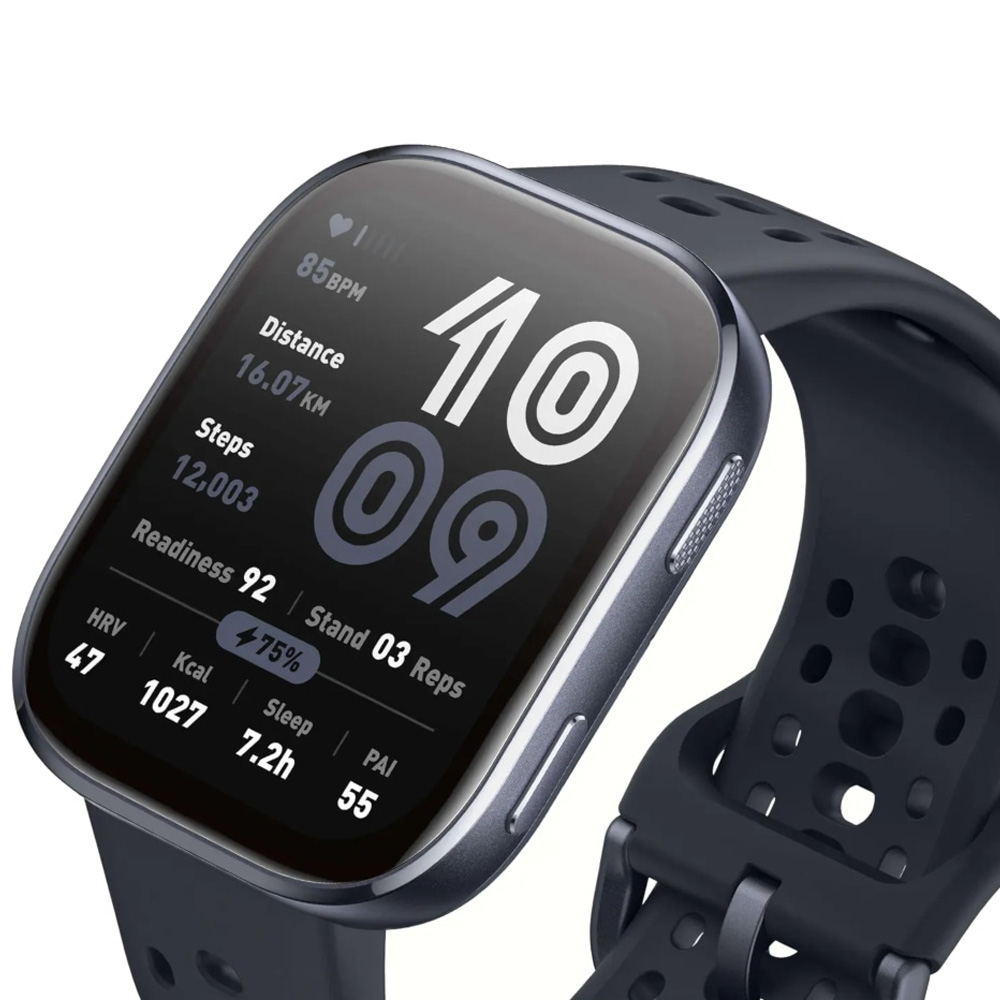 ساعت هوشمند 46 میلیمتری امیزفیت مدل Bip 6 با بند سیلیکونی