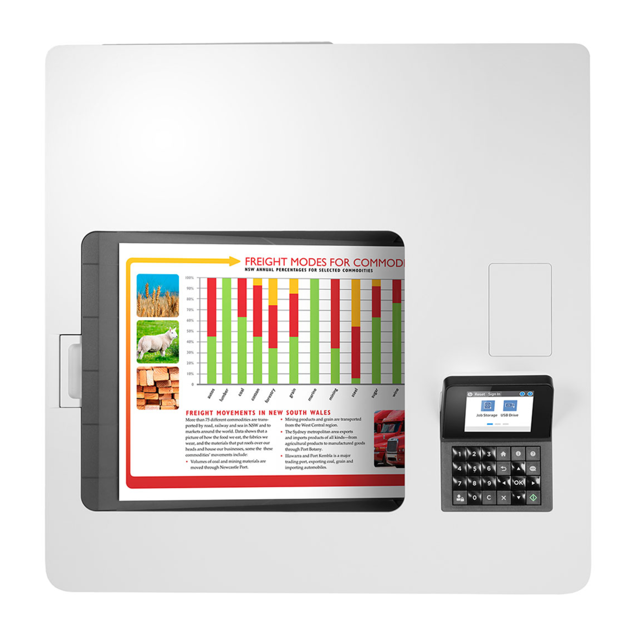 پرینتر لیزری رنگی اچ‌پی مدل LaserJet Enterprise M554dn