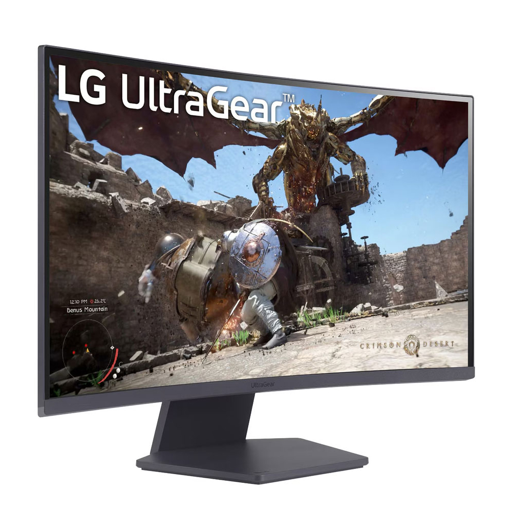 مانیتور خمیده گیمینگ ال جی مدل UltraGear 27GS60QC سایز 27 اینچ