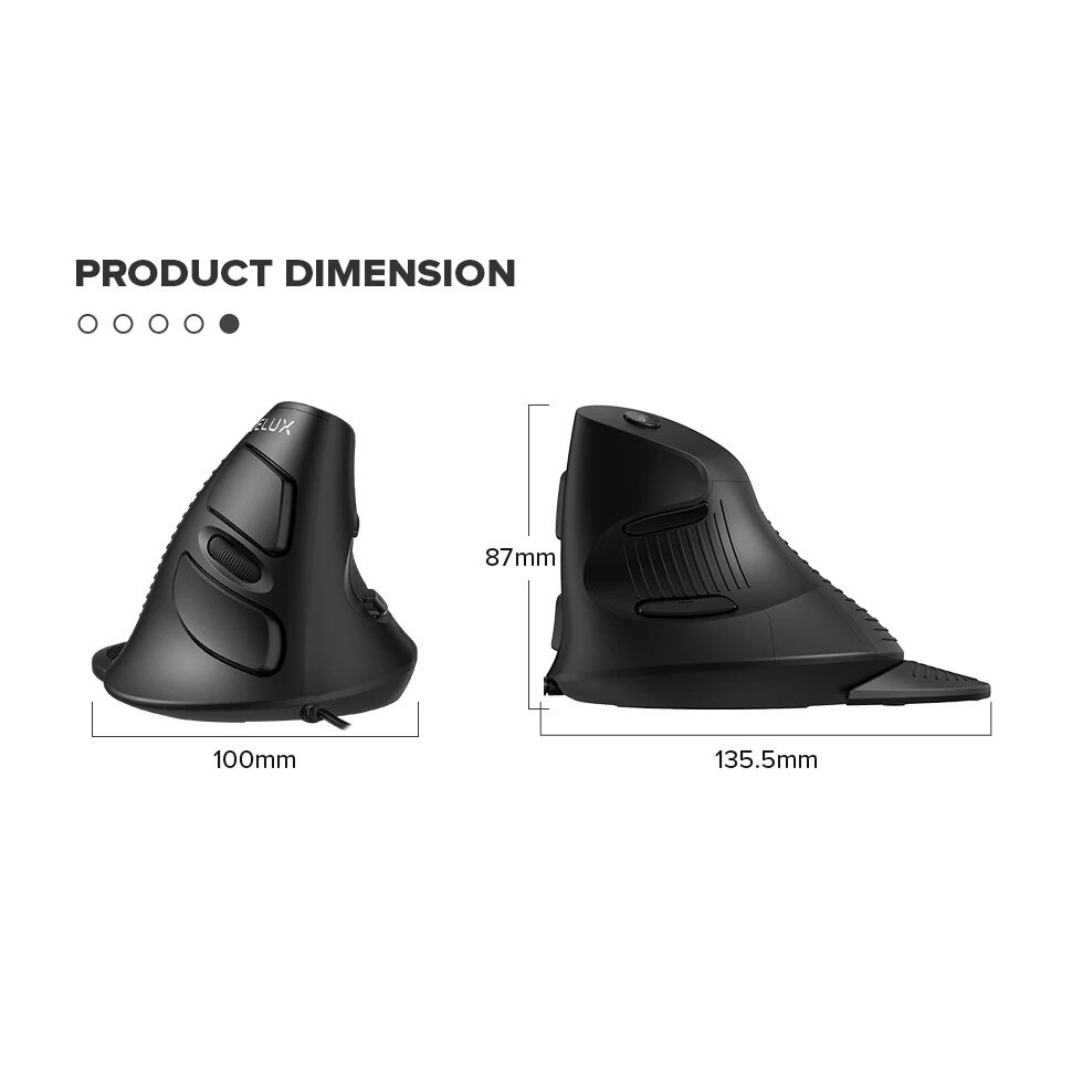 ماوس مخصوص بازی دیلاکس مدل M618XU