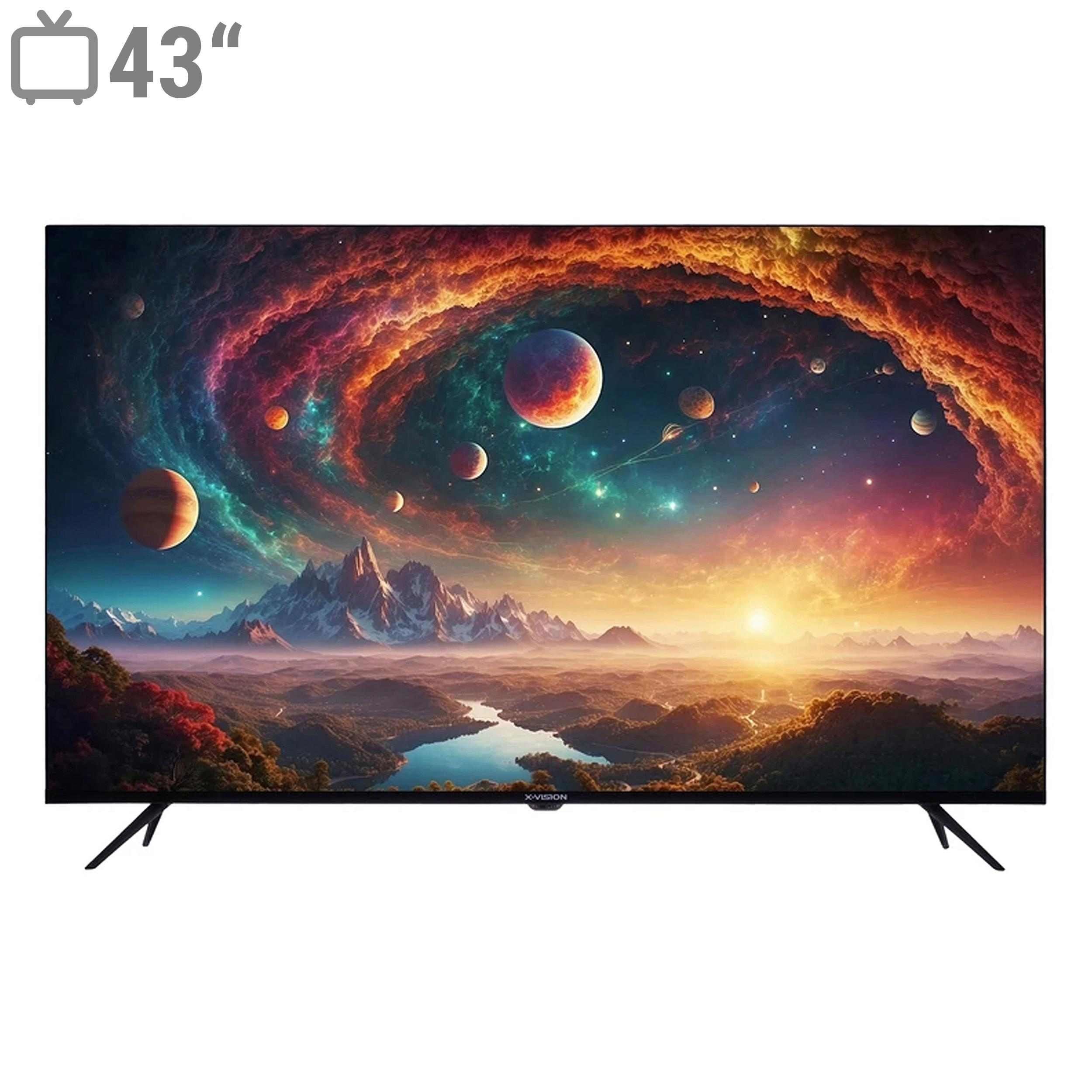 تلویزیون ال ای دی هوشمند ایکس ویژن مدل 43XY785 سایز 43 اینچ