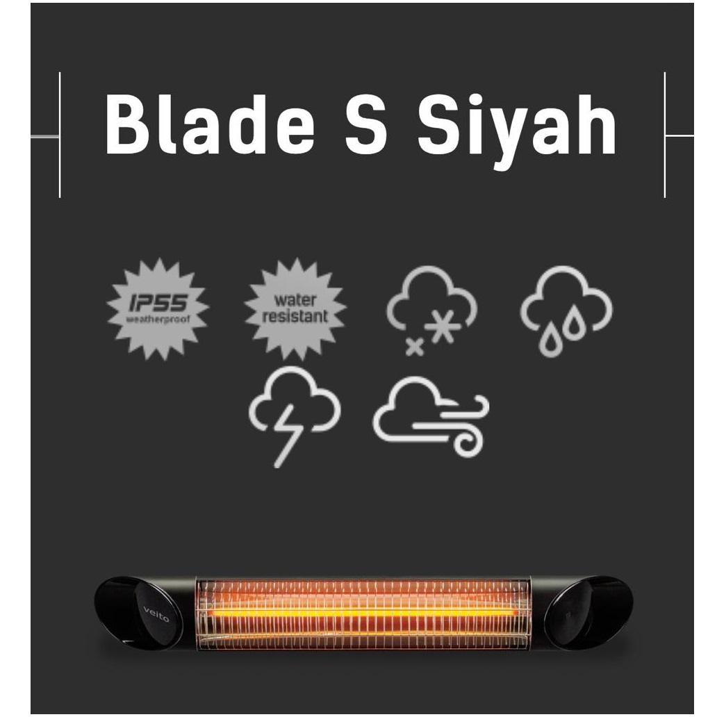 بخاری برقی دیواری ویتو مدل Blade S