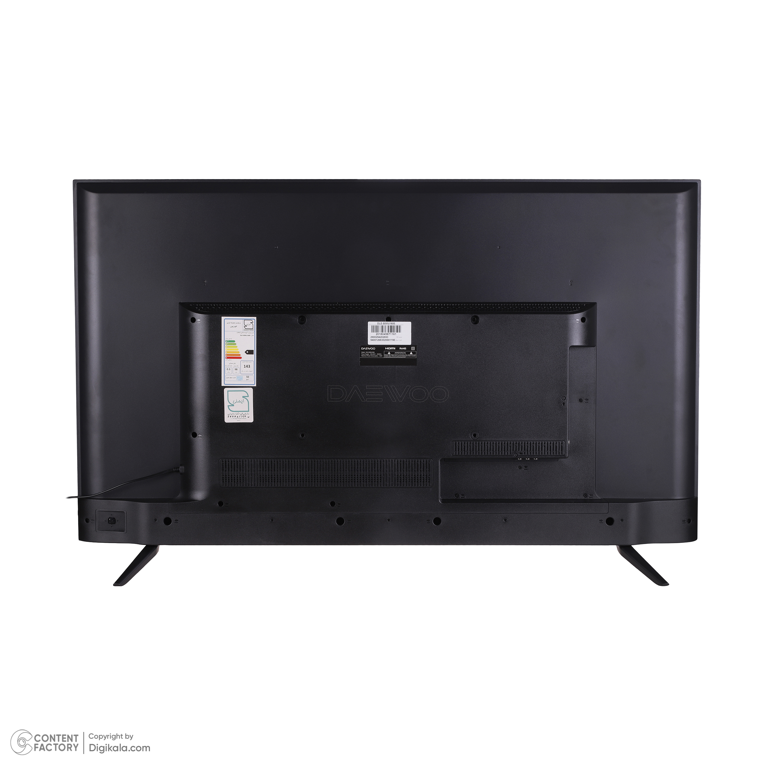 تلویزیون ال ای دی دوو مدل DLE-50MU1600 سایز 50 اینچ