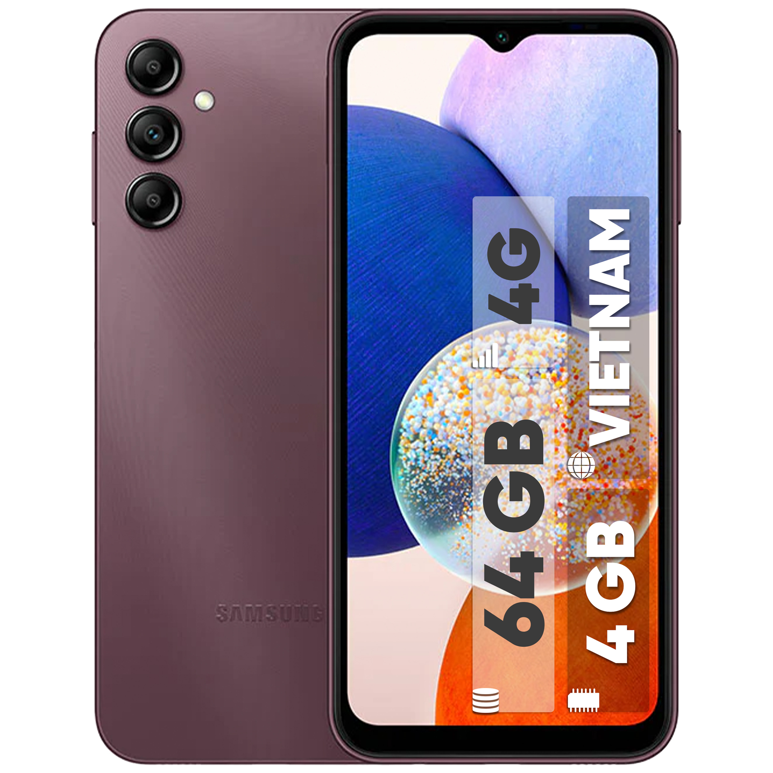 گوشی موبایل سامسونگ مدل Galaxy A14 دو سیم کارت ظرفیت 64 گیگابایت و رم 4 گیگابایت - ویتنام