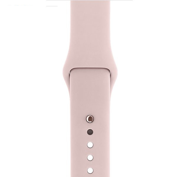 ساعت هوشمند اپل واچ سری 1 مدل 38mm Aluminum Case with Pink Sand Silicone Band 