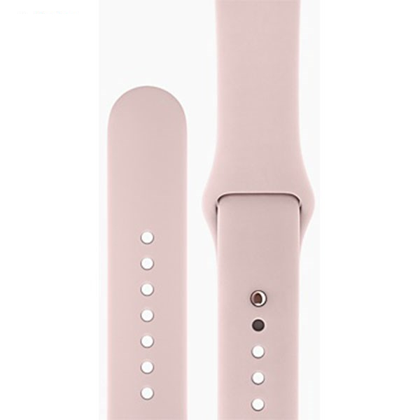 ساعت هوشمند اپل واچ سری 1 مدل 38mm Aluminum Case with Pink Sand Silicone Band 