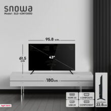 تلویزیون 43 اینچ ال ای دی اسنوا مدل SLD-43NY300D