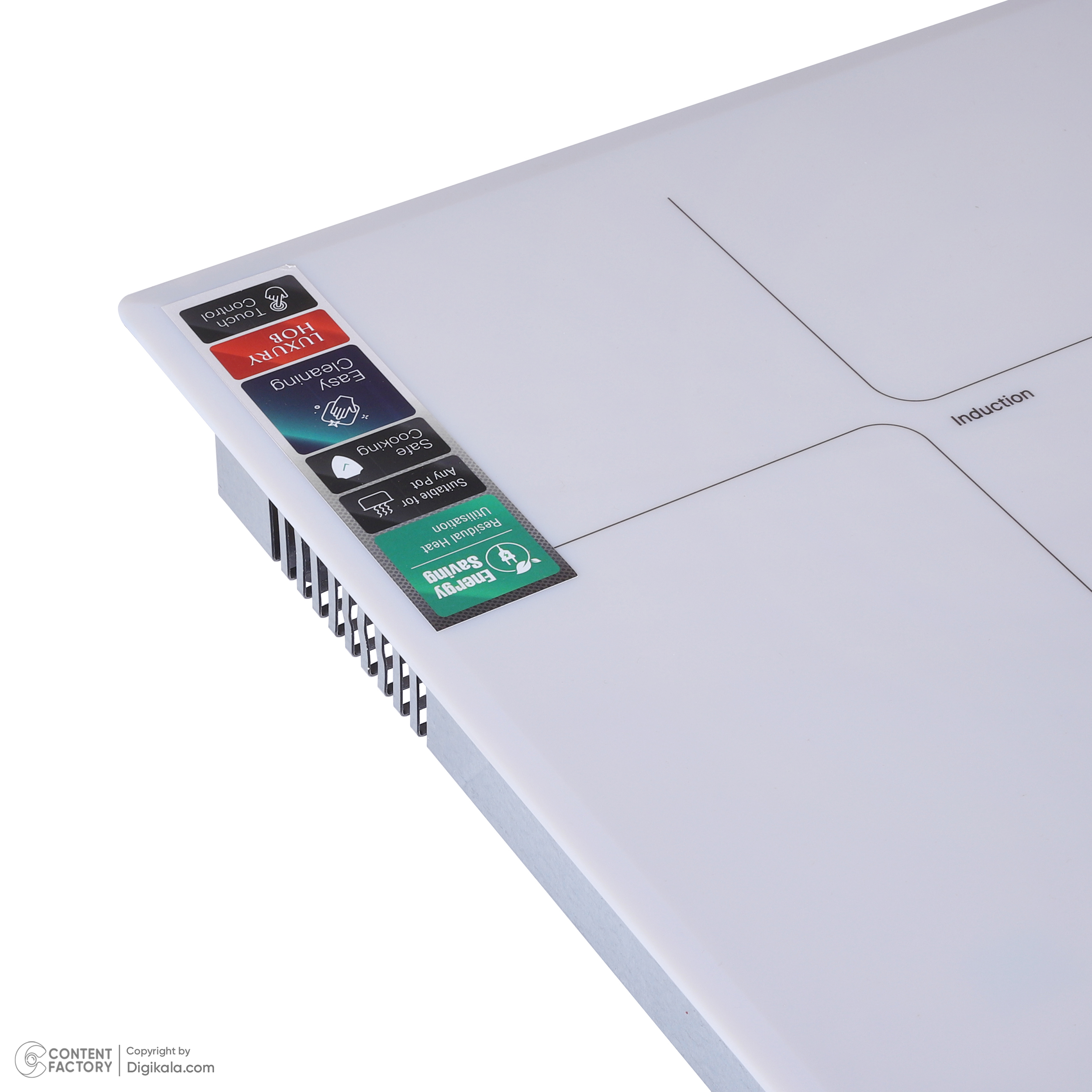 اجاق گاز برقی دو شعله دی اس تی مدل القایی I2H-01