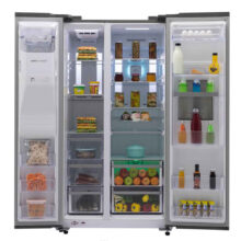 یخچال و فریزر ساید بای ساید 32 فوت اسنوا مدل S2Di-M210-W