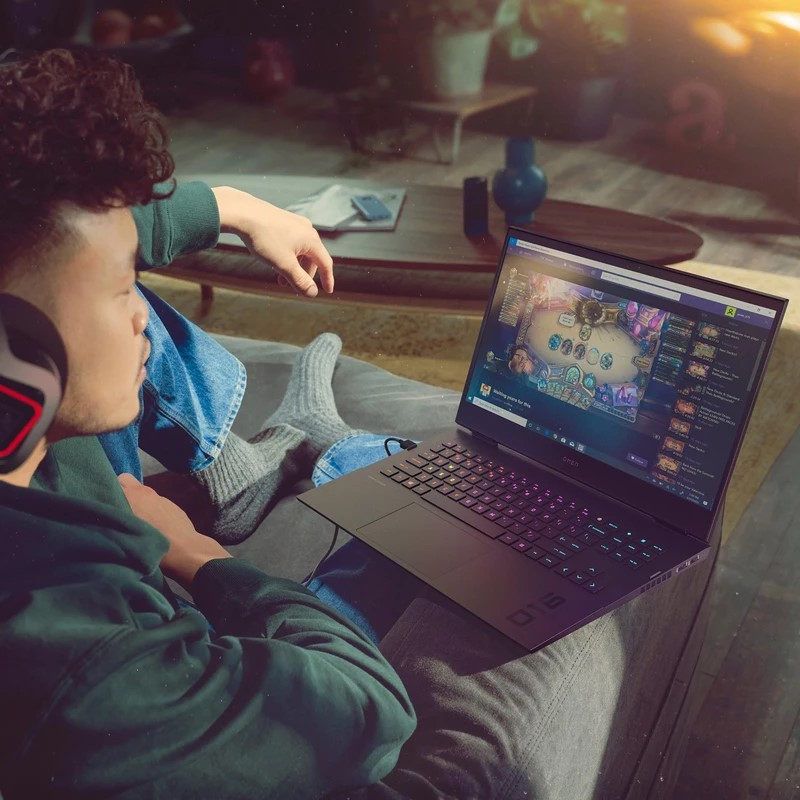 لپ تاپ 16.1 اینچی اچ‌ پی مدل Omen Gaming 16-WF0083DX-i9 13900HX-16GB DDR5-1SSD-RTX4060-FHD-W