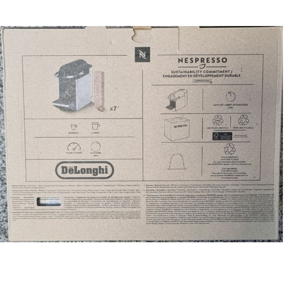 اسپرسو ساز 1000 میلی‌لیتر نسپرسو مدل DeLonghi EN 127 S Pixie