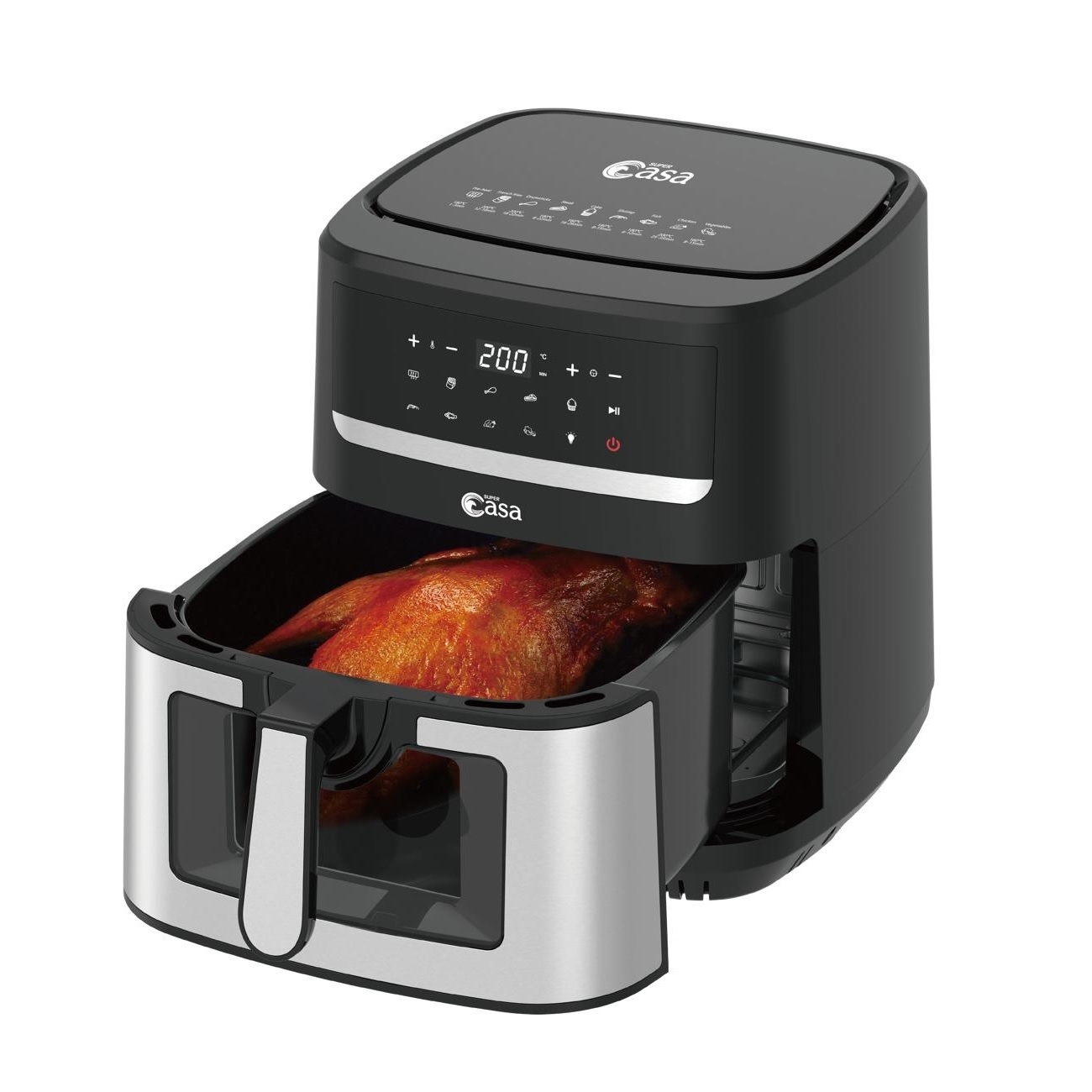 سرخ کن بدون روغن سوپر کاسا مدل دو المنته CA-8591