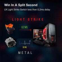 ماوس مخصوص بازی بلادی مدل P_81_S_RGB