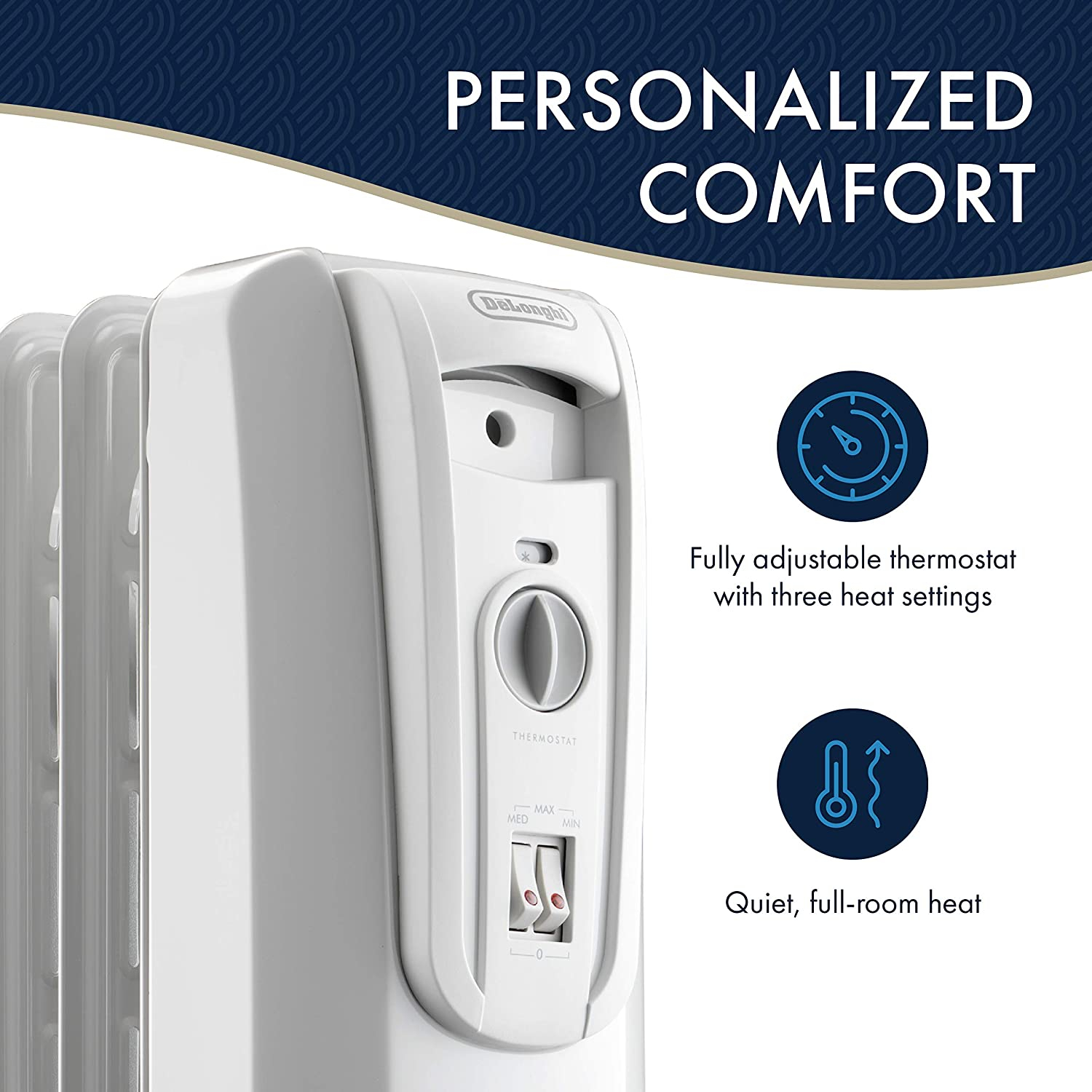 شوفاژ برقی دلونگی مدل KH770925 OIL FILLED