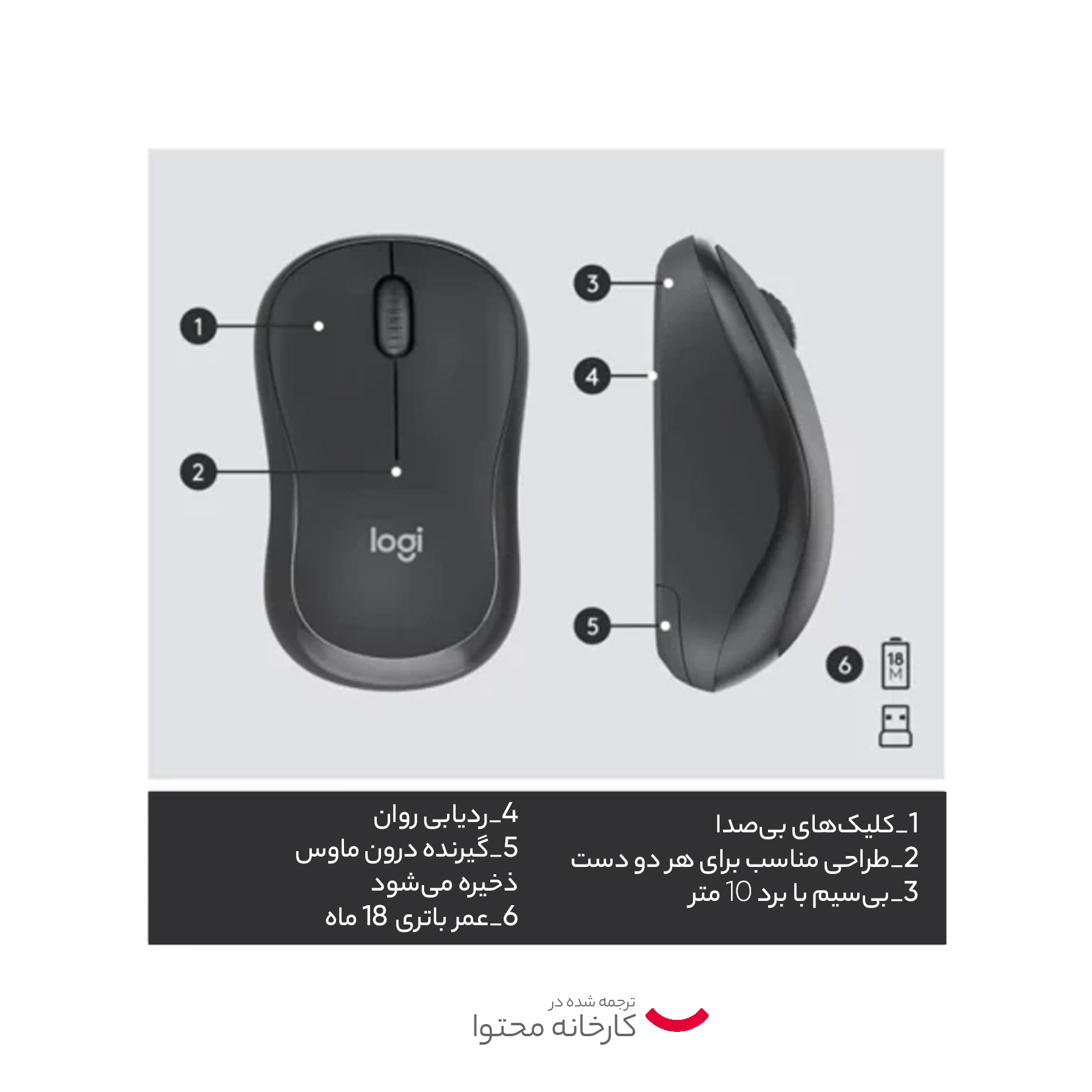 کیبورد و ماوس لاجیتک مدل MK295