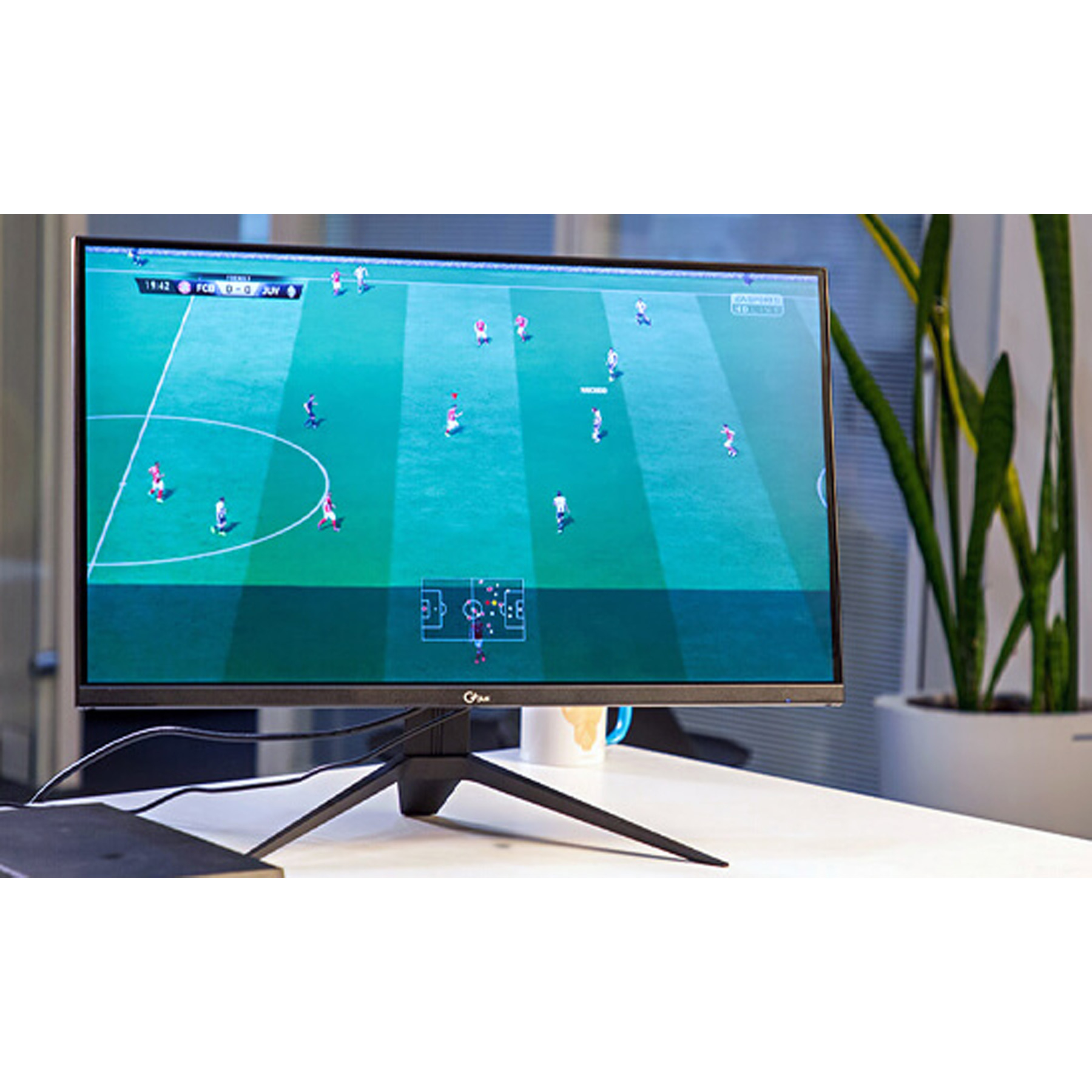 مانيتور گیمینگ 27 اینچ جی پلاس مدل GGM-L277FN، رزولوشن FullHD، پنل IPS، نرخ بروزرسانی 144 هرتز، با نسبت تصویر 16:9، دارای پورت HDMI و DisplayPort و USB و خروجی هدفون