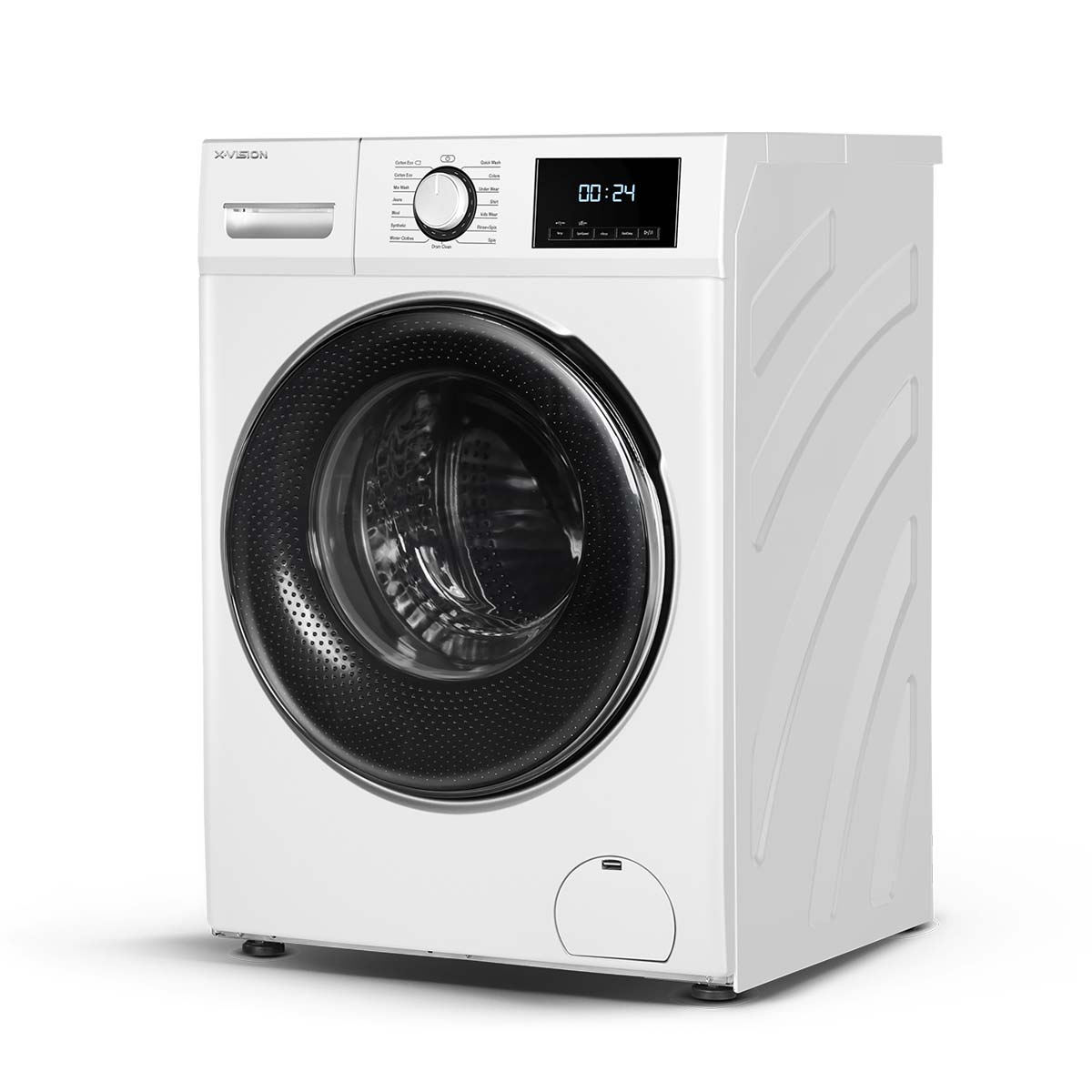 ماشین لباسشویی ایکس ویژن مدل WH82-ASI/AWI ظرفیت 8 کیلوگرم