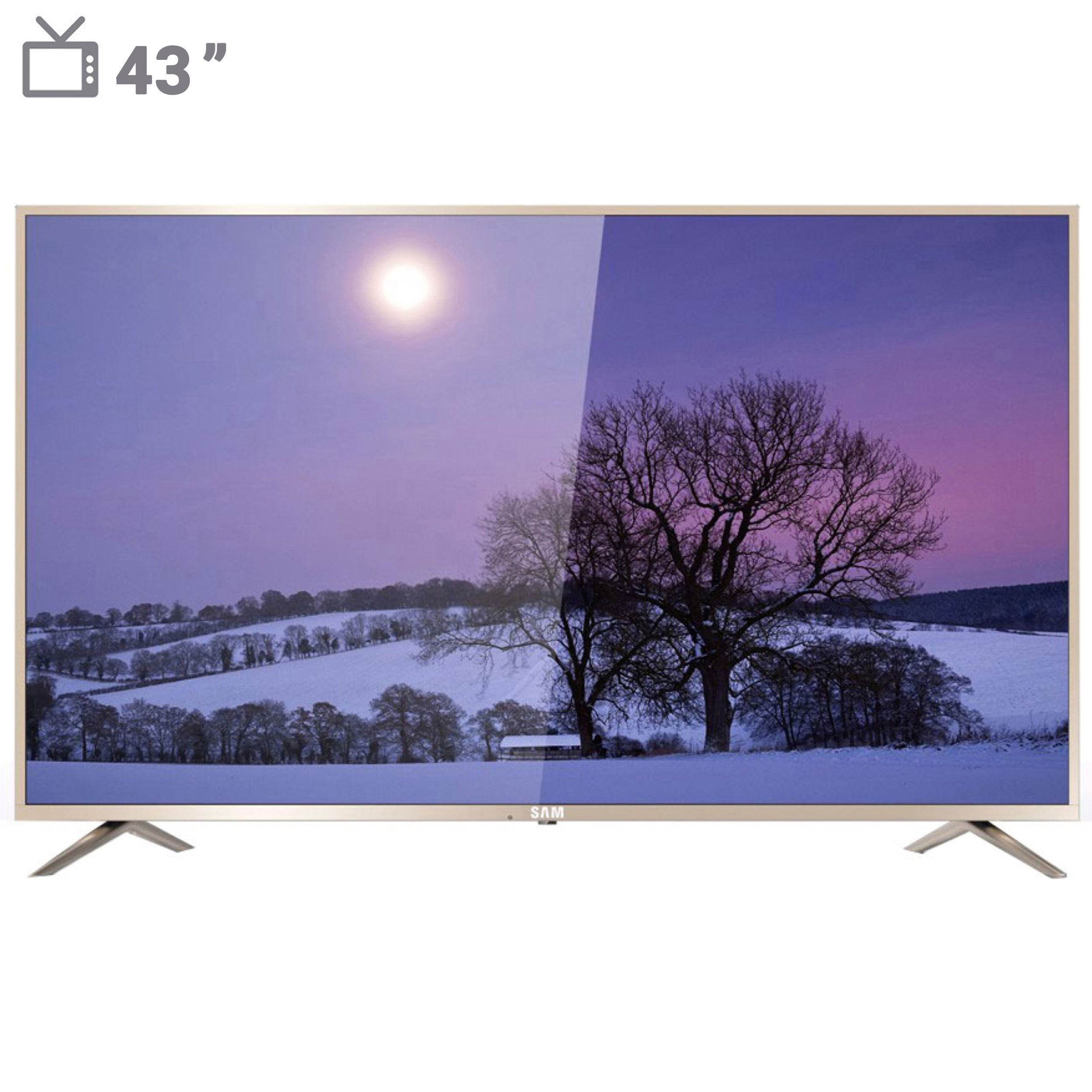 تلویزیون ال ای دی هوشمند سام الکترونیک مدل UA43T5550TH سایز 43 اینچ