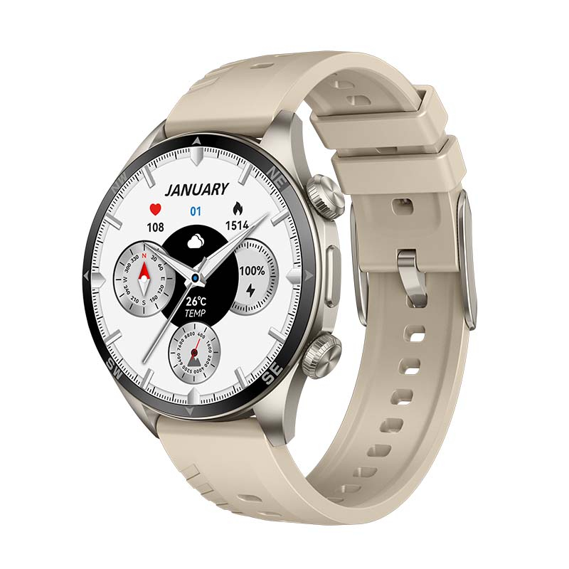 ساعت هوشمند 44 میلی متری گلوریمی مدل MAN SEAMLESS GX SPORT SMART با بند سیلیکونی