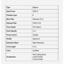 جاروبرقی 2000 وات پاناسونیک  مدل MC-CL605