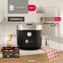 پلوپز 10 نفره هونیرا مدل RCK-393