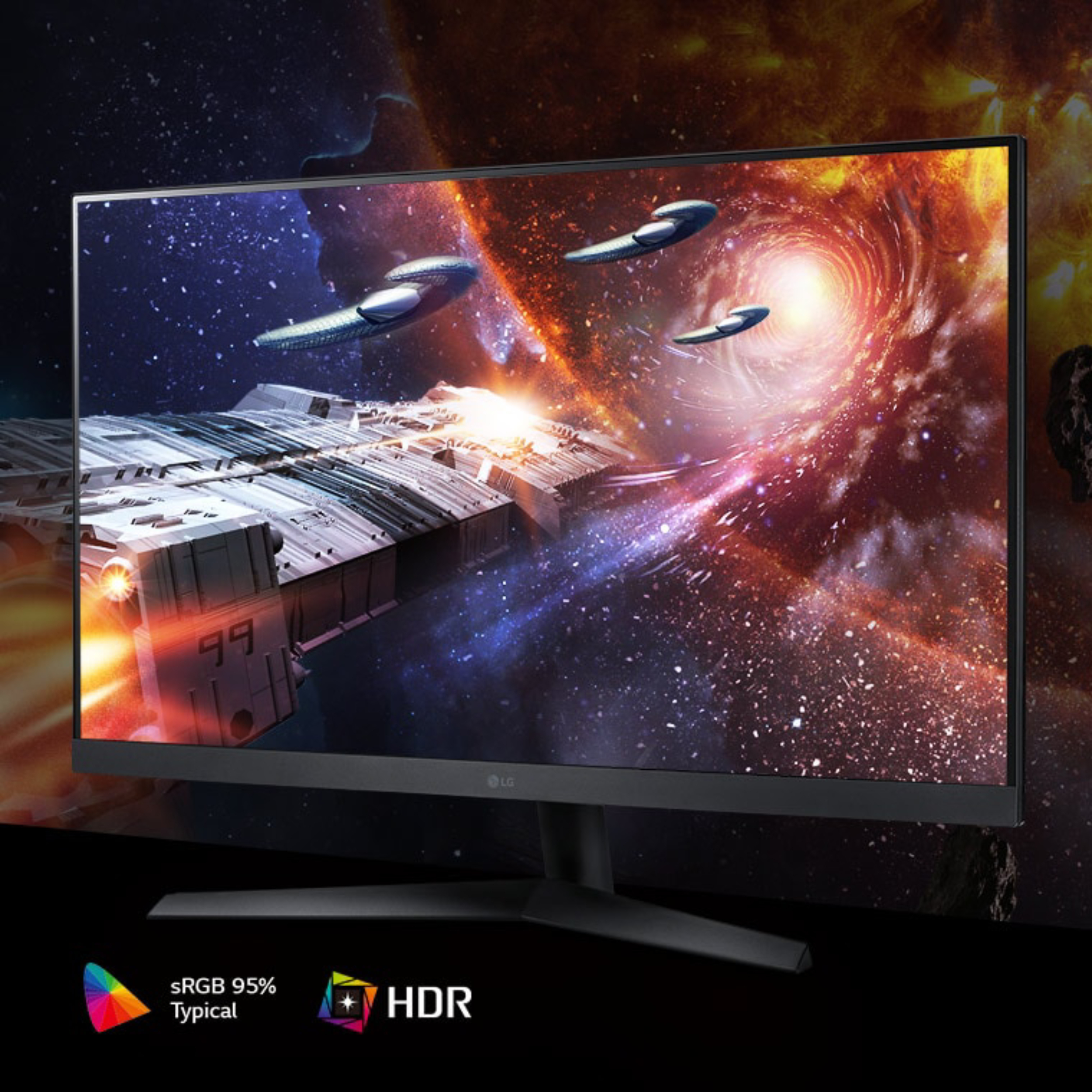 مانیتور مخصوص بازی ال جی مدل 32GN50R-B سایز 32 اینچ