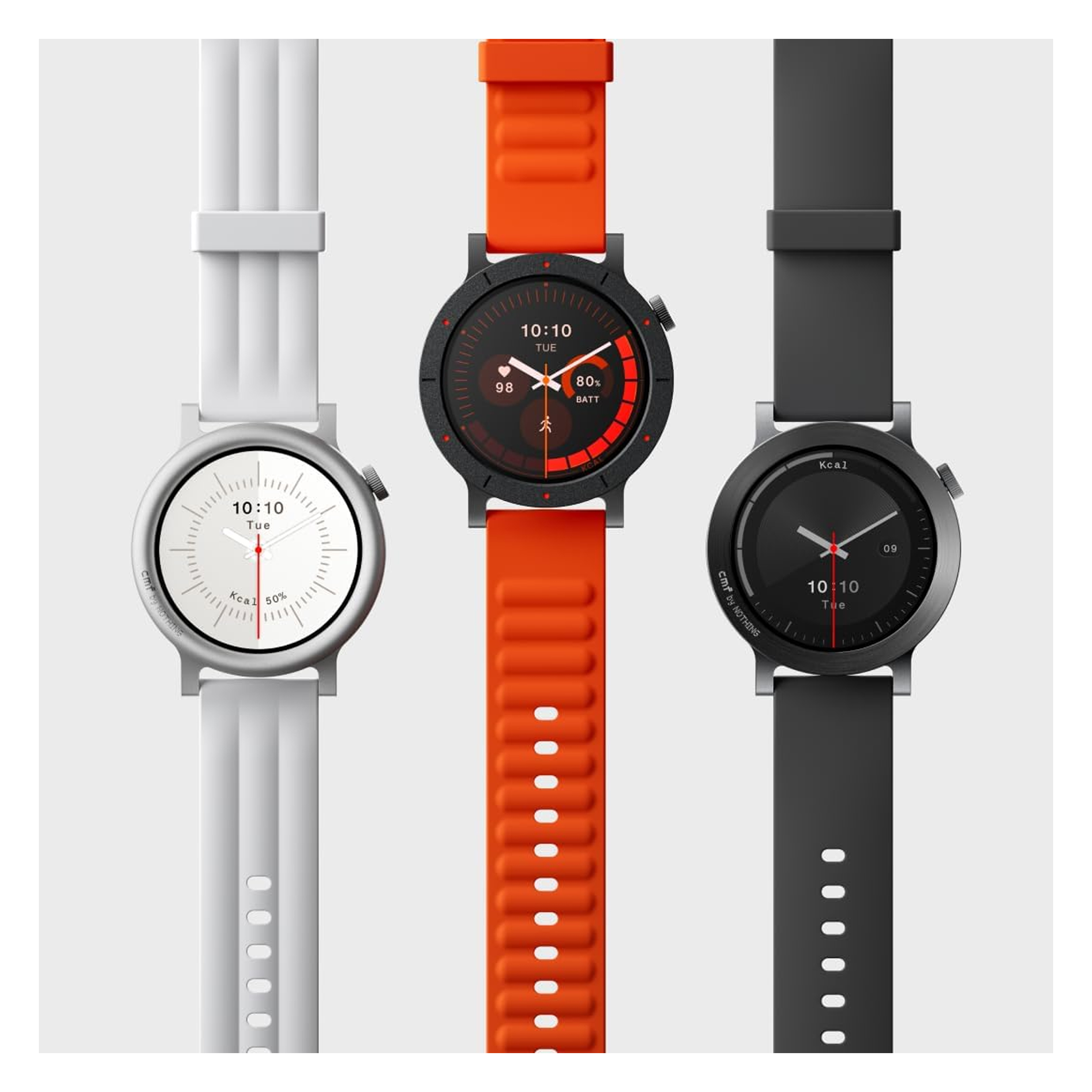 ساعت هوشمند 47 میلی‌متری ناتینگ مدل CMF Watch Pro 3 با بند سیلیکونی