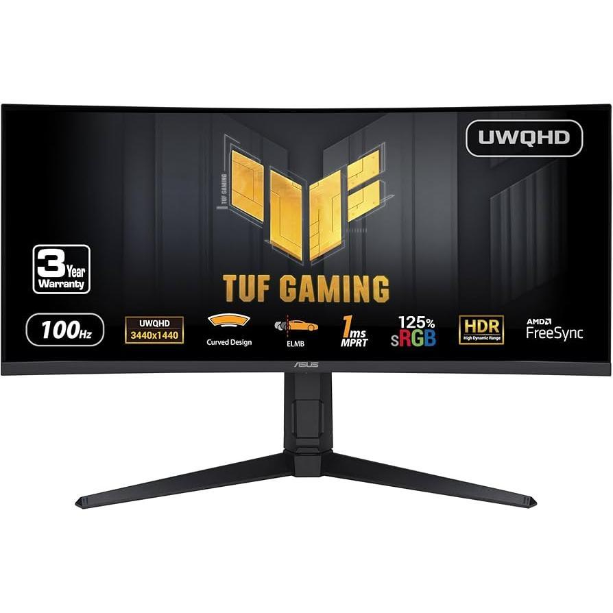 مانیتور ایسوس مدل TUF Gaming VG34VQEL1A سایز 34 اینچ