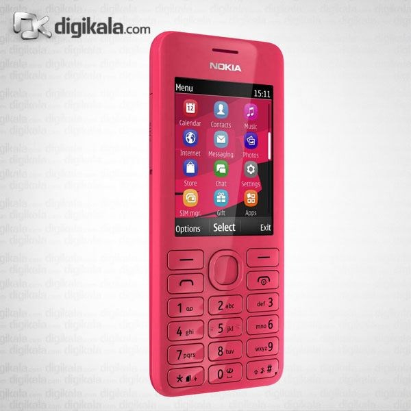 گوشی موبایل نوکیا 206 دو سیم کارت