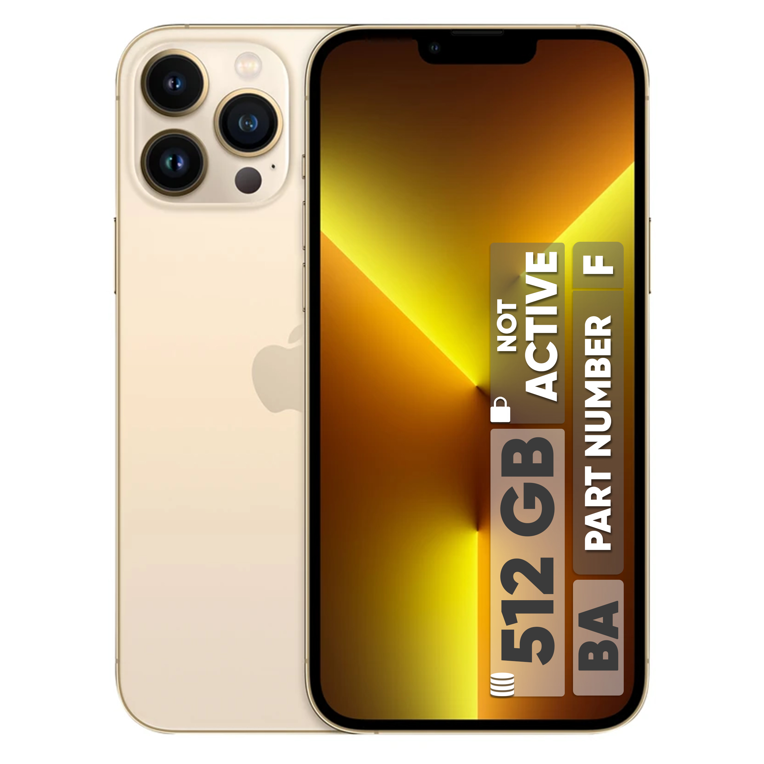 گوشی موبایل اپل مدل iPhone 13 Pro Max ZDA تک سیم‌ کارت ظرفیت 512 گیگابایت و رم 6 گیگابایت - نات اکتیو - پارت نامبر F