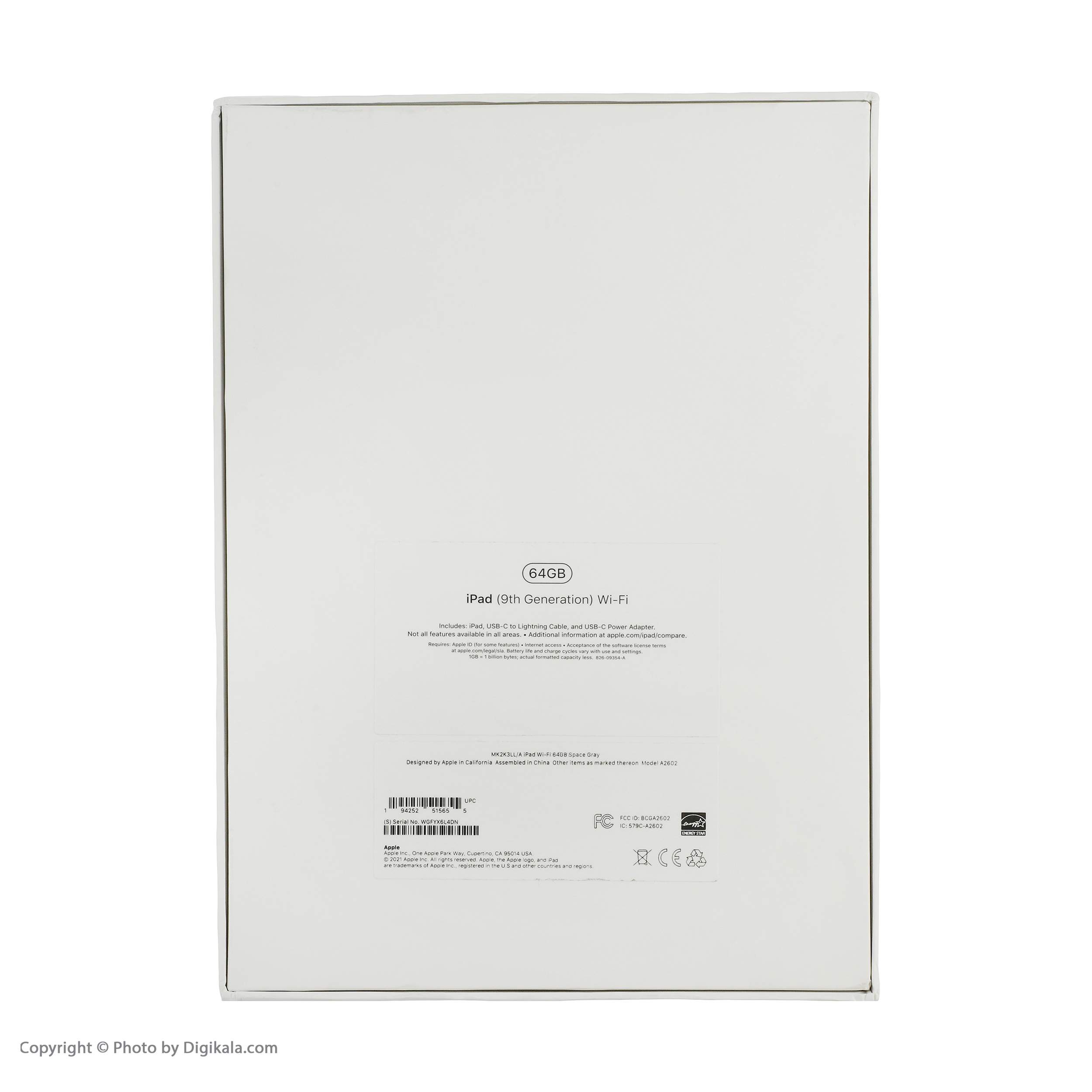 تبلت ۱۰.۲ اینچ اپل مدل iPad (9th Generation) 10.2 Wi-Fi (2021) ظرفیت 64 گیگابایت